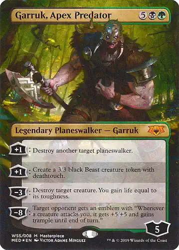 Garruk, Apex Predator - med Spoiler