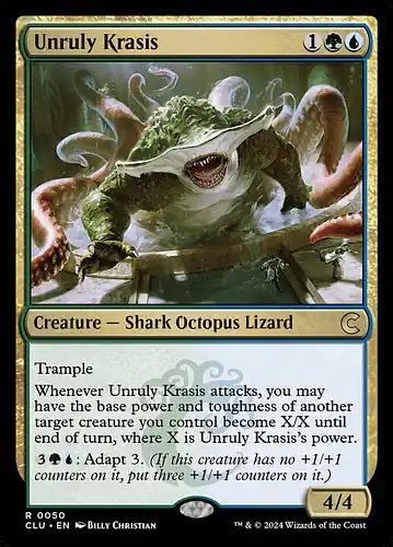 Unruly Krasis - clu Spoiler