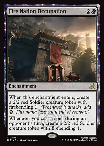 Fire Nation Occupation - tle Spoiler