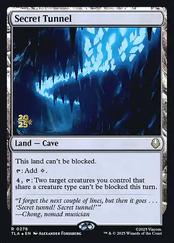 Secret Tunnel - tla Spoiler