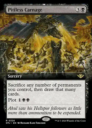 Pitiless Carnage - otj Spoiler