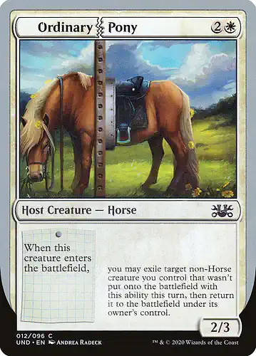 Ordinary Pony - und Spoiler