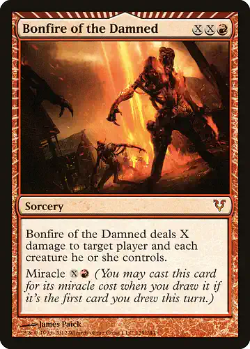 Bonfire of the Damned - avr Spoiler