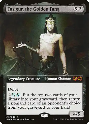 Tasigur, the Golden Fang - uma Spoiler