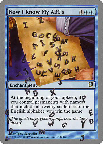 Now I Know My ABC's - unh Spoiler