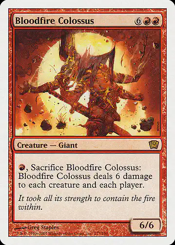 Bloodfire Colossus - 9ed Spoiler