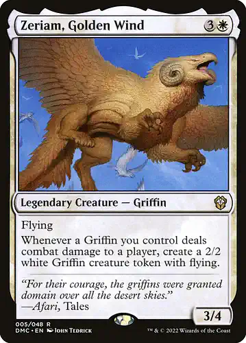 Zeriam, Golden Wind - dmc Spoiler