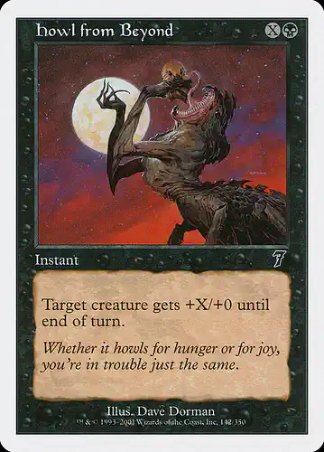 Howl from Beyond - 7ed Spoiler
