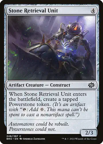 Stone Retrieval Unit - bro Spoiler