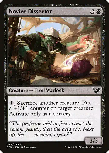 Novice Dissector - stx Spoiler
