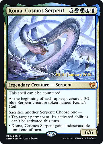 Koma, Cosmos Serpent - khm Spoiler