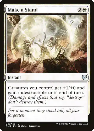 Make a Stand - cmr Spoiler