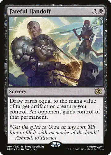 Fateful Handoff - bro Spoiler