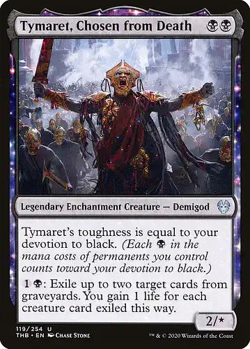 Tymaret, Chosen from Death - thb Spoiler