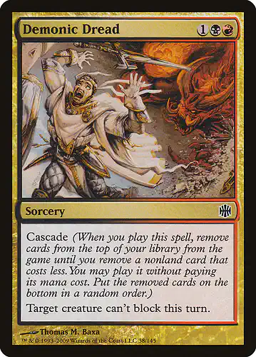 Demonic Dread - arb Spoiler