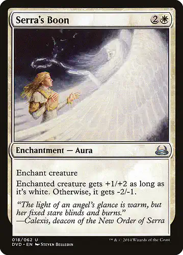 Serra's Boon - dvd Spoiler