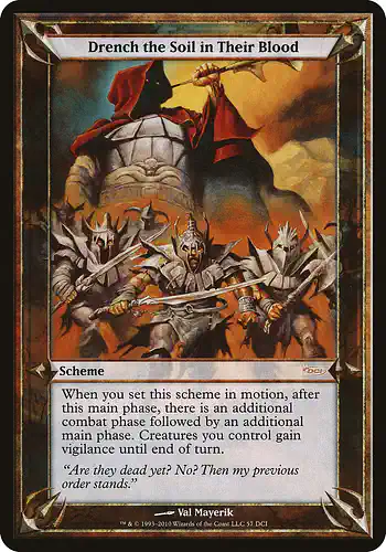 Drench the Soil in Their Blood - dci Spoiler