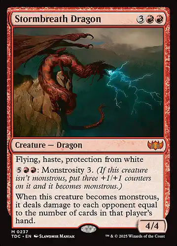 Stormbreath Dragon - tdc Spoiler