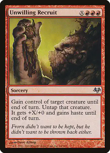Unwilling Recruit - eve Spoiler