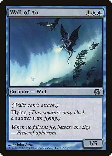 Wall of Air - 8ed Spoiler