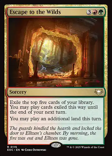 Escape to the Wilds - eoc Spoiler