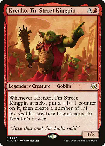 Krenko, Tin Street Kingpin - moc Spoiler