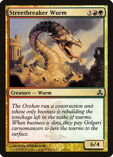 Streetbreaker Wurm - gpt Spoiler