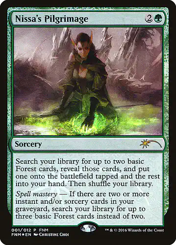 Nissa's Pilgrimage - f16 Spoiler