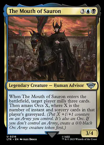 The Mouth of Sauron - ltr Spoiler