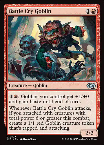 Battle Cry Goblin - j25 Spoiler