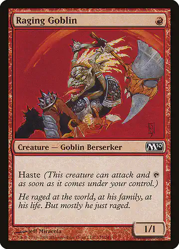 Raging Goblin - m10 Spoiler