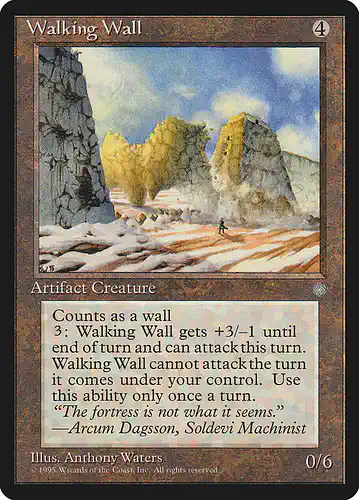 Walking Wall - ice Spoiler