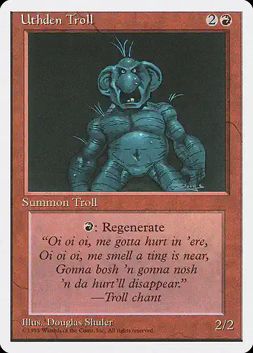 Uthden Troll - 4ed Spoiler