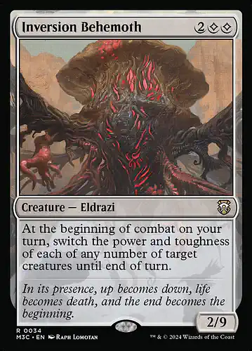Inversion Behemoth - m3c Spoiler