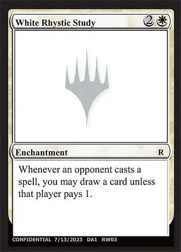 White Rhystic Study - unk Spoiler