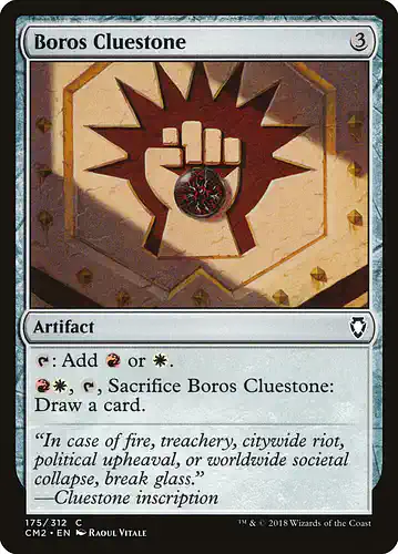 Boros Cluestone - cm2 Spoiler