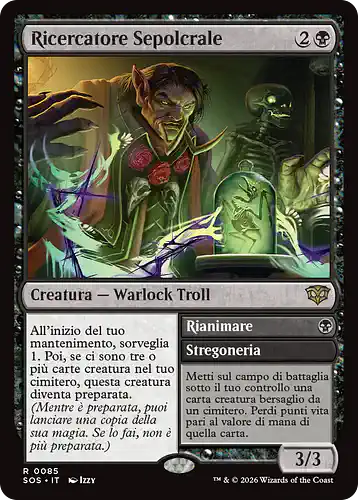 Grave Researcher - sos Spoiler