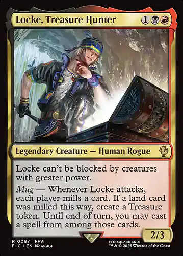 Locke, Treasure Hunter - fic Spoiler