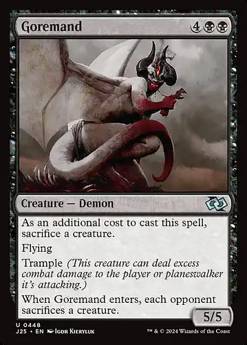 Goremand - j25 Spoiler