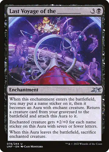 Last Voyage of the _____ - unf Spoiler