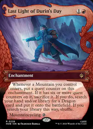 Last Light of Durin's Day - hob Spoiler