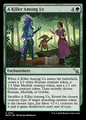 A Killer Among Us - mkm Spoiler