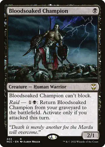 Bloodsoaked Champion - ncc Spoiler