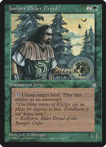Juniper Order Druid - ice Spoiler