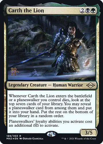 Carth the Lion - mh2 Spoiler