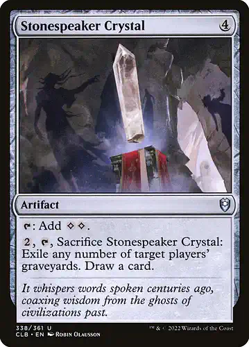 Stonespeaker Crystal - clb Spoiler