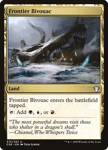 Frontier Bivouac - c20 Spoiler