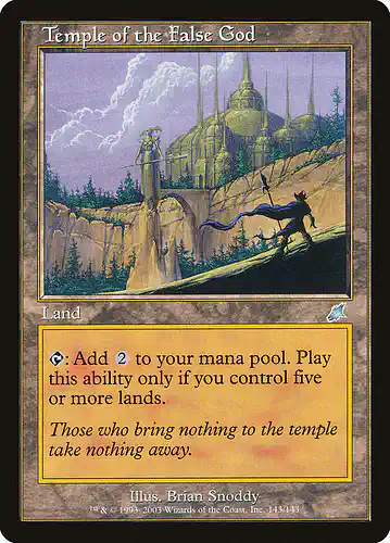 Temple of the False God - scg Spoiler