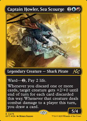 Captain Howler, Sea Scourge - dft Spoiler