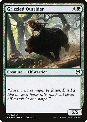 Grizzled Outrider - khm Spoiler